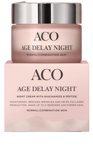 ACO Face Age Delay Night Cream Normal Skin yövoide 50ml