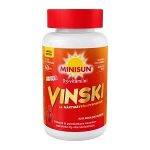 MINISUN D-vitamiini Vinski 60 kpl