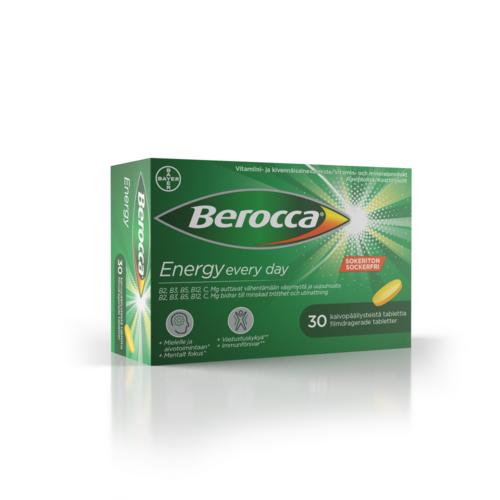 Berocca Energy tabletti kalvopäällystetty 30 kpl