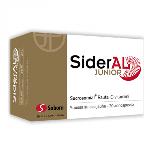 SiderAL Junior rautavalmiste 14 mg, 20 annospussia