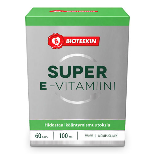 BIOTEEKIN Super E-vitamiini 100mg 60tabl
