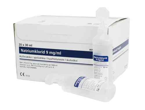 NATRIUMKLORID 9 mg/ml huuhteluneste 30ml