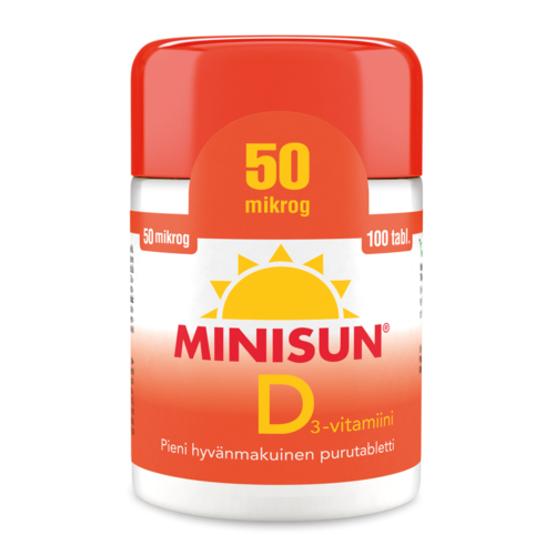 MINISUN D-vitamiini 50 mikrog
