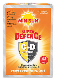 MINISUN Super Defence 60 tabl, kaksi makua