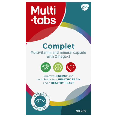Multi-tabs Complet (3in1) Omega3 + monivitamiini 90kaps