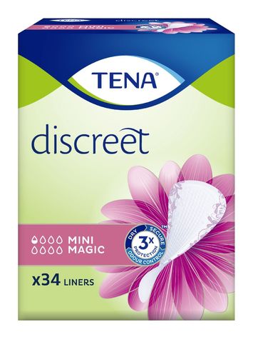 TENA Discreet Mini Magic Pikkuhousunsuoja 34kpl