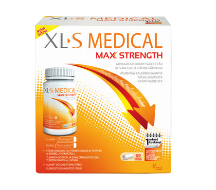 XL-S MEDICAL MAX STRENGTH 120 tablettia