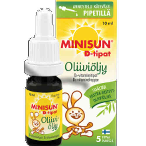 MINISUN D-Tipat oliiviöljy 10ml