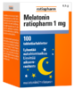MELATONIN RATIOPHARM 1 mg 100 tabl