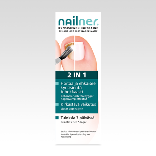 NAILNER HOITOAINE 2 IN 1 5 ml