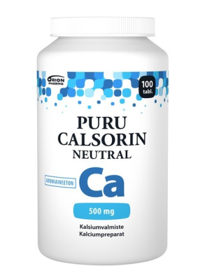 PURU CALSORIN NEUTRAL 500 mg 100tabl