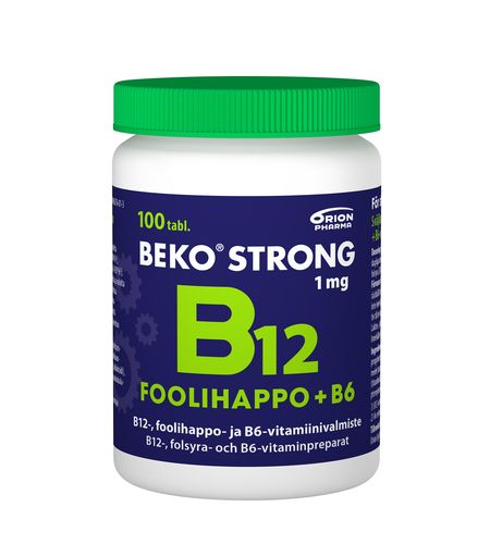 BEKO STRONG B12+foolihappo+B6 150 tabl.