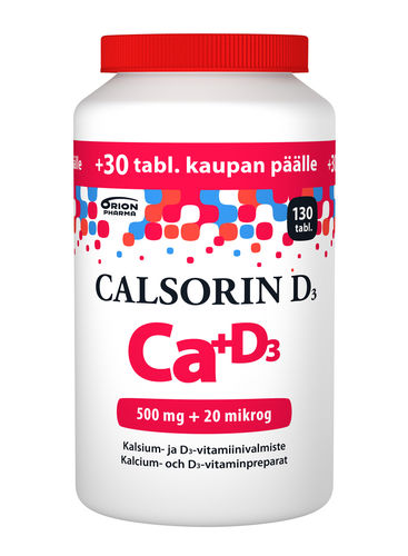 CALSORIN 500mg + D3 20 MIKROG 100 + 30tabl