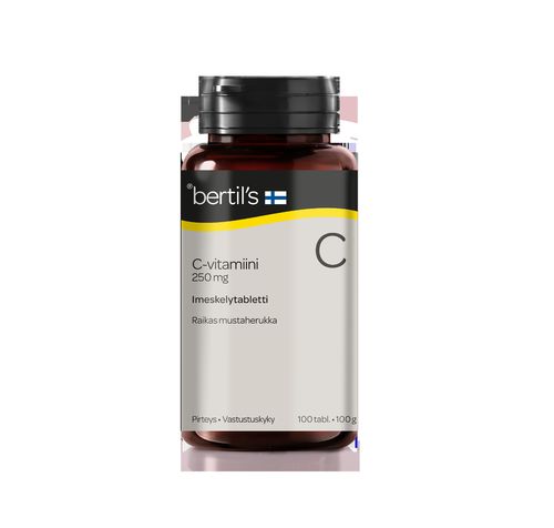 Bertil’s C-vitamiini imeskely/purutabletit 100tabl
