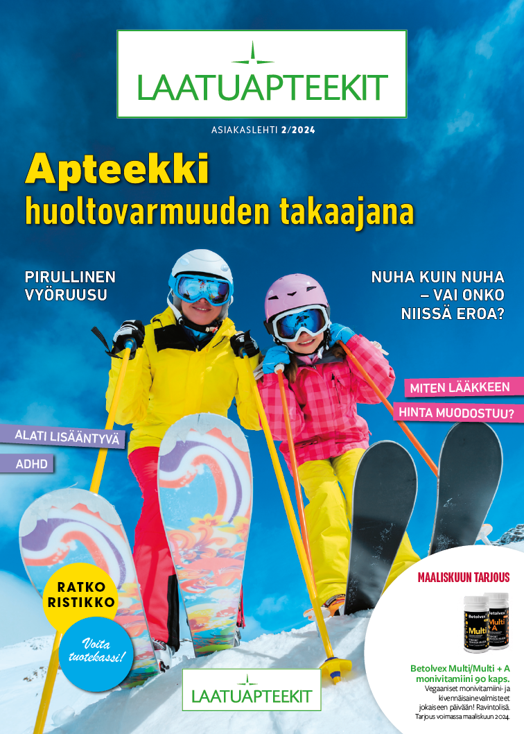Laatuapteekki lehden huhtikuun 2024 tarjoukset
