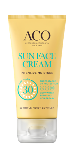 ACO Sun Face Cream Moisture kasvoille SPF30 50ml