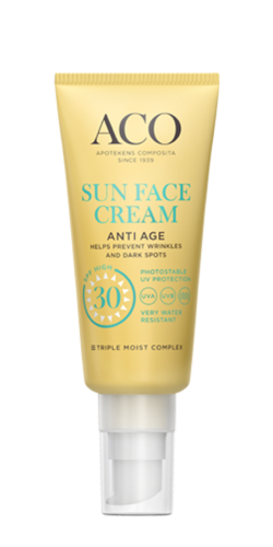 ACO SUN Face Cream Anti-age kasvoille SPF30 40ml