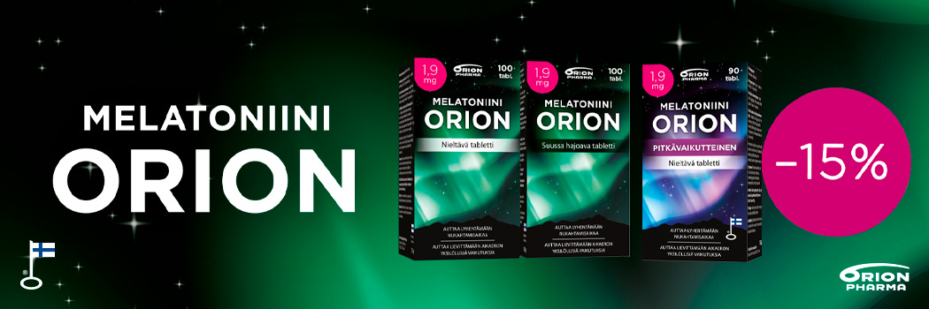 Melatoniini Orion tarjous