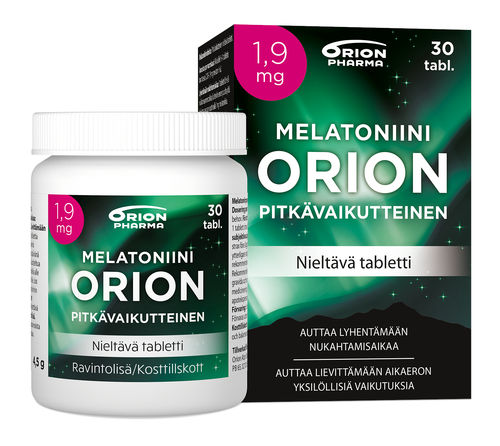 MELATONIINI  ORION 1,9 mg pitkävaikutteinen