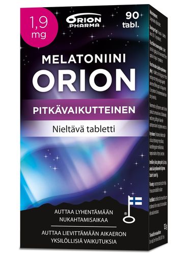 MELATONIINI ORION 1,9 mg pitkävaikutteinen