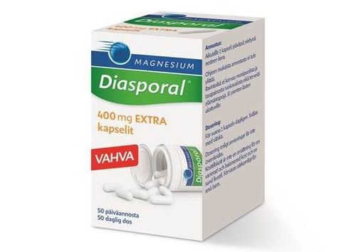 MAGNESIUM DIASPORAL 400 mg Extra -kapseli 50 tabl