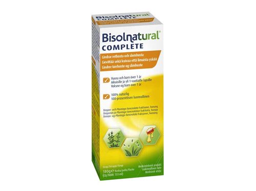 BISOLNATURAL COMPLETE siirappi 133ml