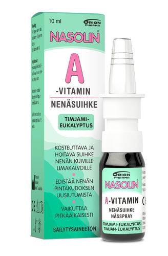 NASOLIN A-vitamin Timjami-Eukalyptus 10 ml