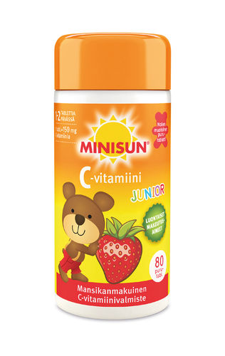 MINISUN Supernalle C-vitamiini 80tabl