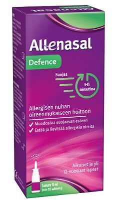 ALLENASAL DEFENCE allergiseen nuhaan 15ml
