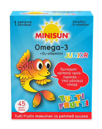 MINISUN Omega Junior Tutti Frutti 45geelipalaa