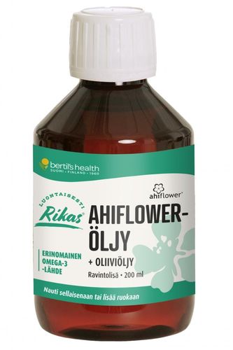 Rikas Ahiflower-oliiviöljy  200 ml