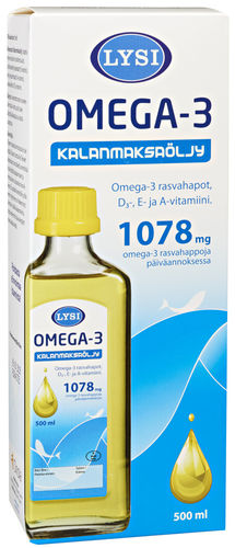 LYSI OMEGA-3 LEMON KALAÖLJY 240 ml
