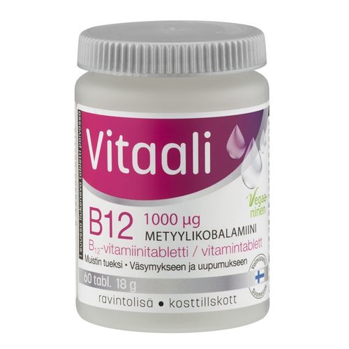 VITAALI B12 1000 µg Metyylikobalamiini 60 kpl