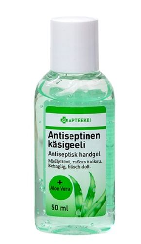 APTEEKKI Antiseptinen käsigeeli +Aloe Vera 50 ml