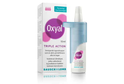Oxyal Triple Action -silmätipat 10ml