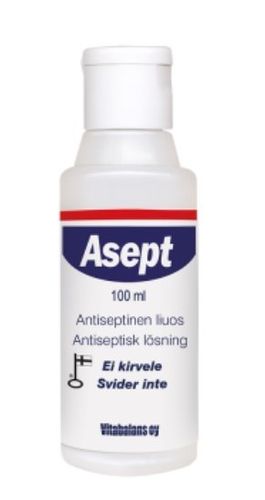 Asept Antiseptinen liuos 100 ja 500 ml