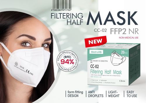 Medrull Filtering Half Mask CC-02 FFP2 hengityssuojain 20kpl