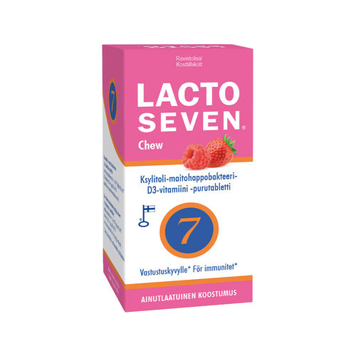 LACTO SEVEN CHEW maitohappobakteerivalmiste 50tabl