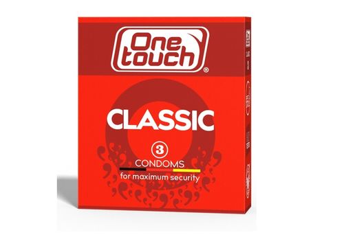 One Touch Classic klassiset liukastetut kondomit 3 tai 12 kpl