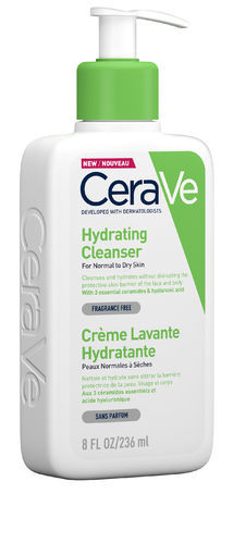 CeraVe Hydrating Cleanser, pumppu 236ml