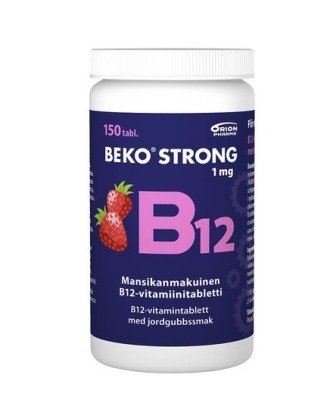 BEKO Strong B12 1 mg 100 ja 150 tabl. suussa hajoava