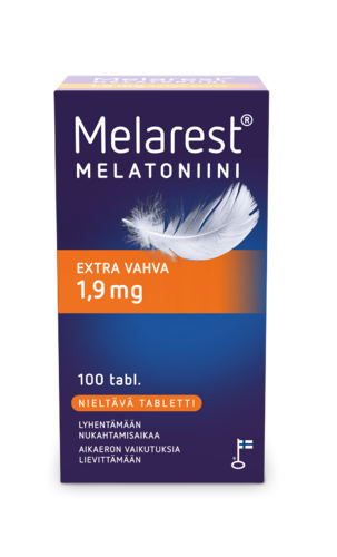 Melarest melatoniini extra vahva nieltävä 1,9 mg 100 tabl