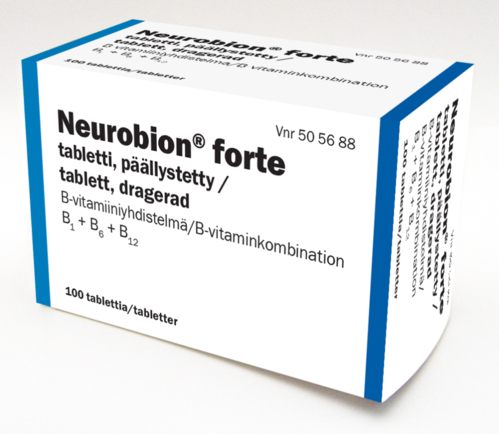 NEUROBION FORTE tabletti, päällystetty 100 kpl