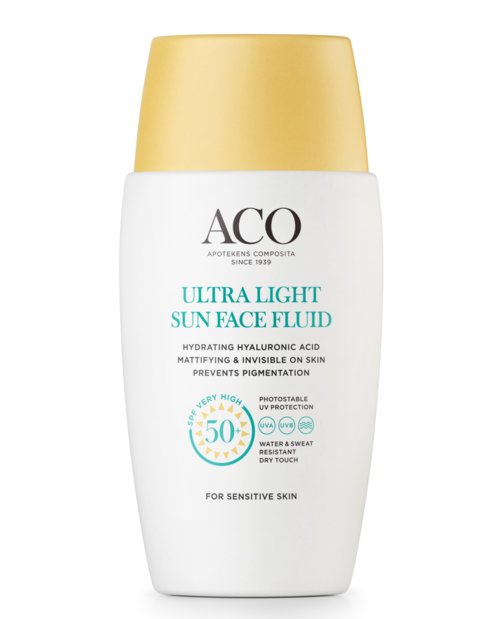 ACO Sun Ultra Light Face Fluid SPF50+ 40ml