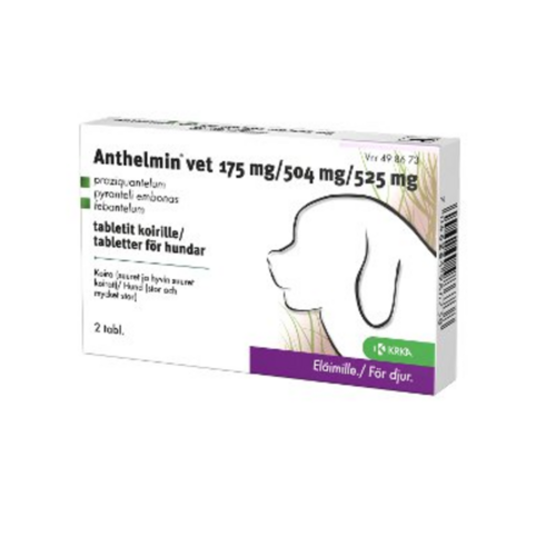 Anthelmin vet tabletti 175 mg / 504 mg / 525 mg 2