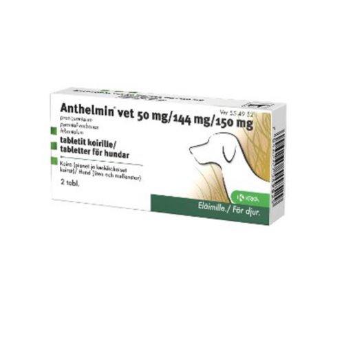 Anthelmin vet tabletti 50 mg / 144 mg / 150 mg 2