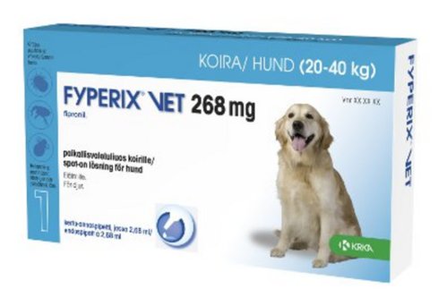Fyperix vet paikallisvaleluliuos 268 mg 2.68 ml