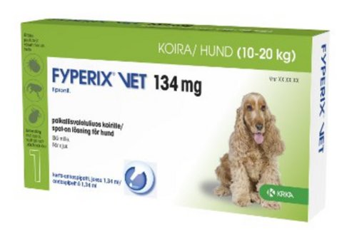 Fyperix vet paikallisvaleluliuos 134 mg 1.34 ml