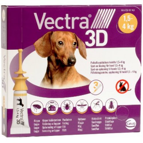 Vectra 3D paikallisvaleluliuos 3 x 0.8 ml