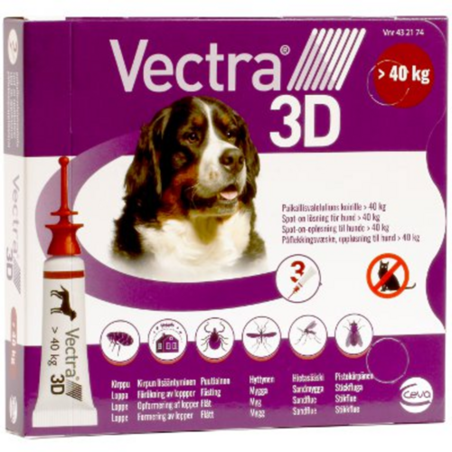 Vectra 3D paikallisvaleluliuos 3 x 8.0 ml
